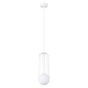 Lampada a sospensione BRINA 1 bianca