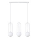 Lampada a sospensione BRINA 3L bianca