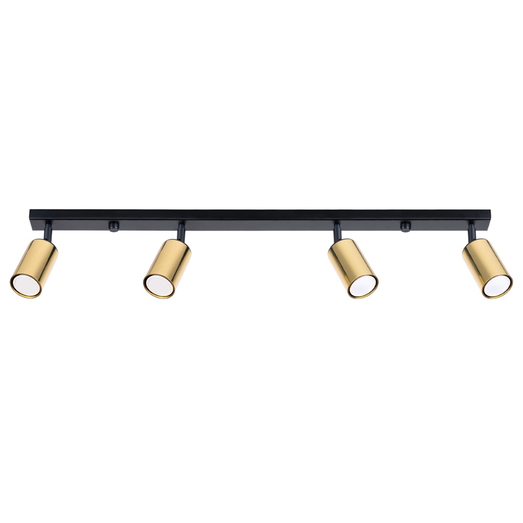 Lampada da soffitto WINX 4L nero/oro