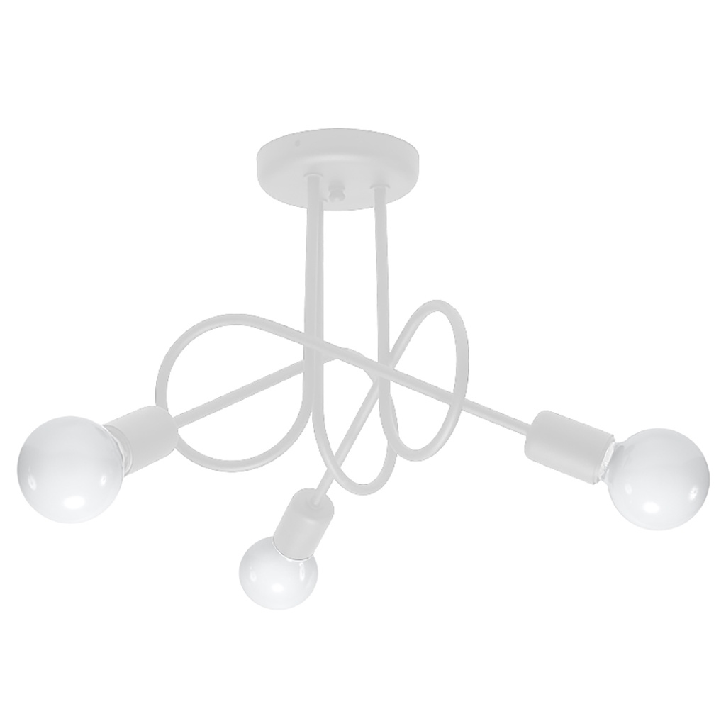 Lampadario LOOP 3 bianco