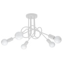 Lampadario LOOP 5 bianco