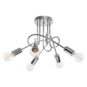 Lampadario LOOP 5 cromo