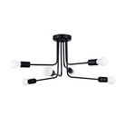 Lampadario NORAH 6 nero