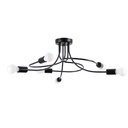 Lampadario LEVAR 6 nero