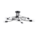 Lampadario LEVAR 8 nero