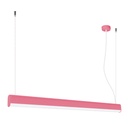 Lampada a sospensione FARGE rosa LED 3000K