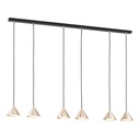 Elit 6 Bl Gold Pendelleuchte