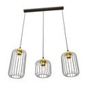 Lampada a sospensione Vander 3 Bl Gold
