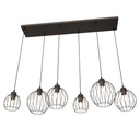 Lampada a sospensione Nando 6 Bl