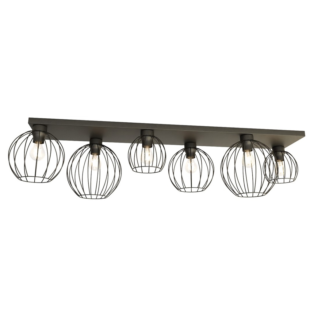 Lampada da soffitto Nest 6 Bl