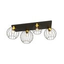 Lampada da soffitto Nest 4 Bl Gold