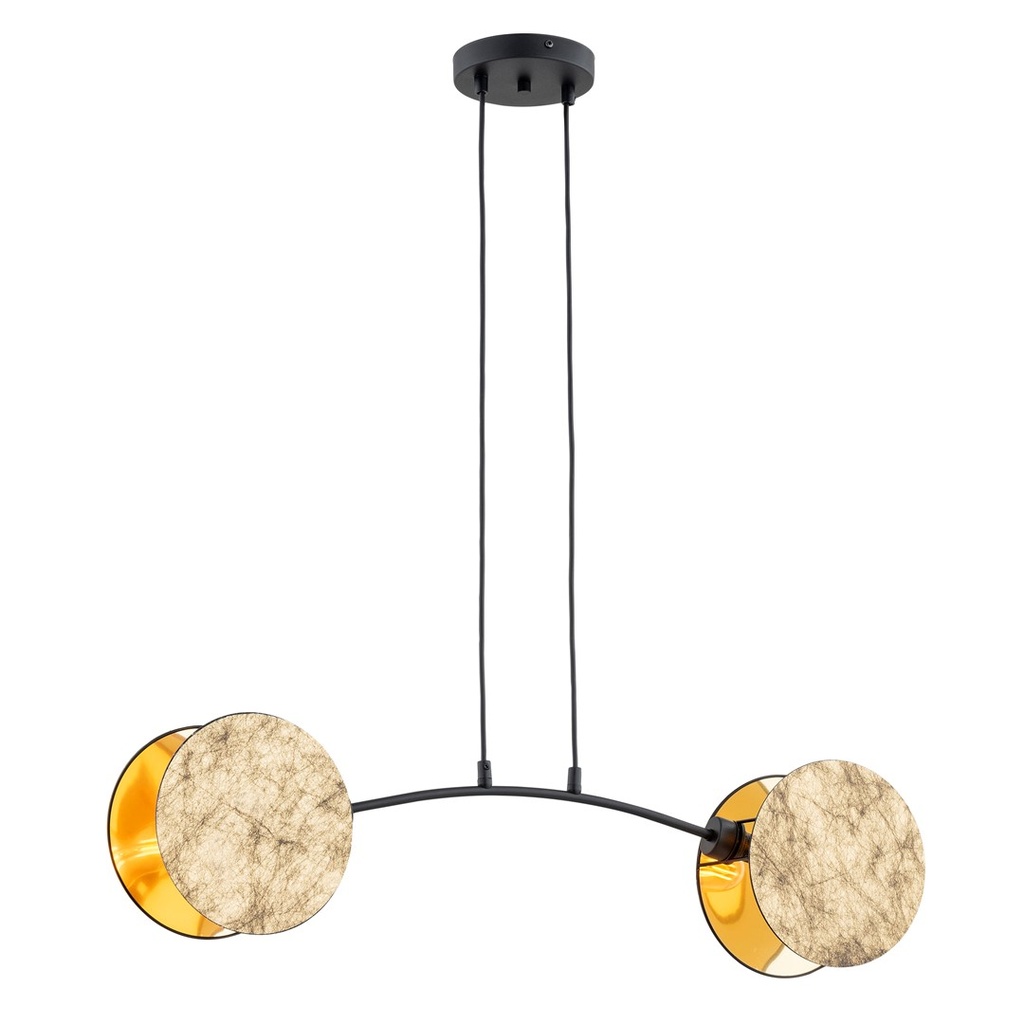 [1326/2] Motiv 2 Gold Pendelleuchte