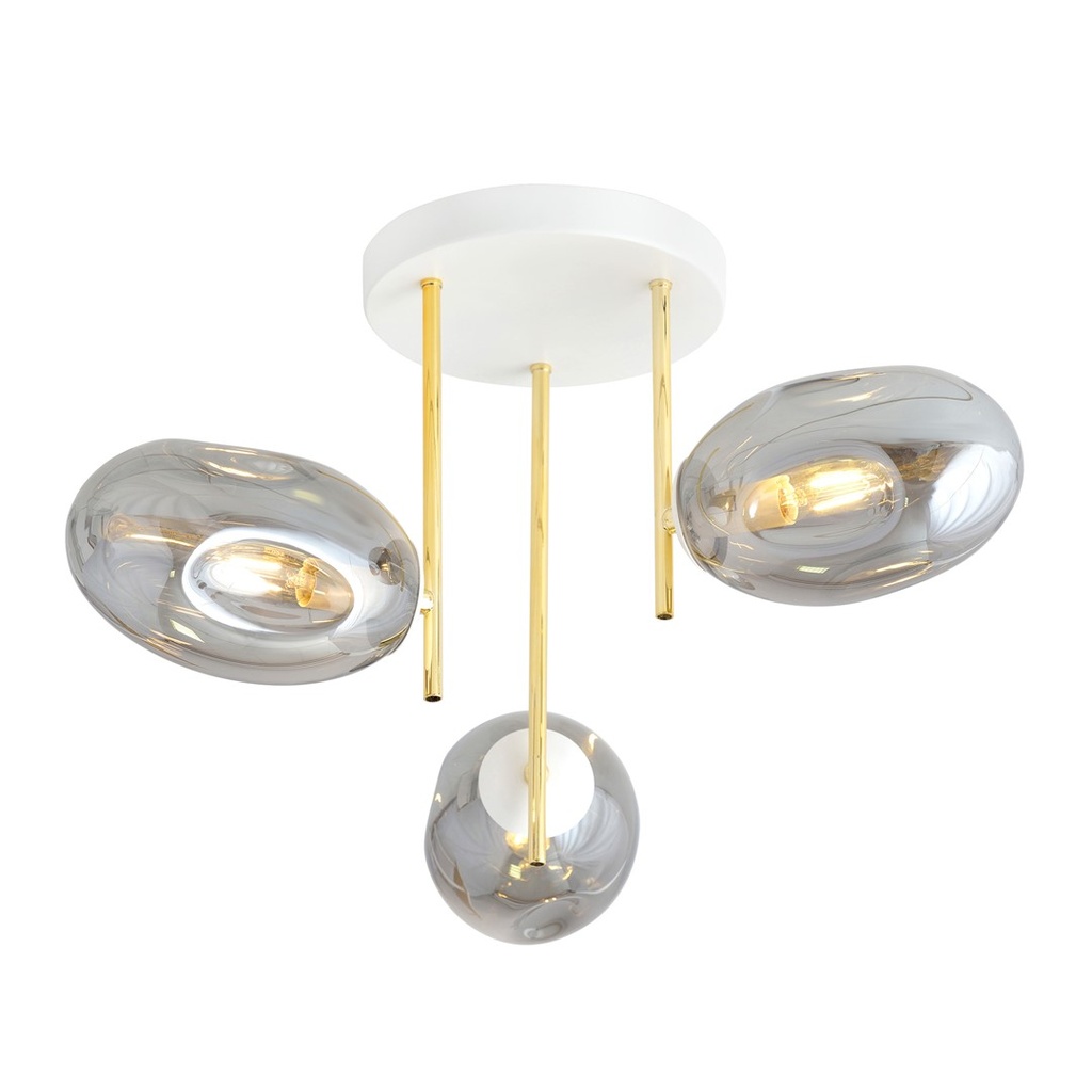 [1277/3] Lampada da soffitto Argo 3 Wh Grafit