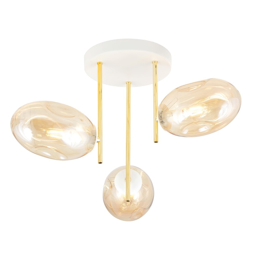 Lampada da soffitto Argo 3 Wh Miodowy