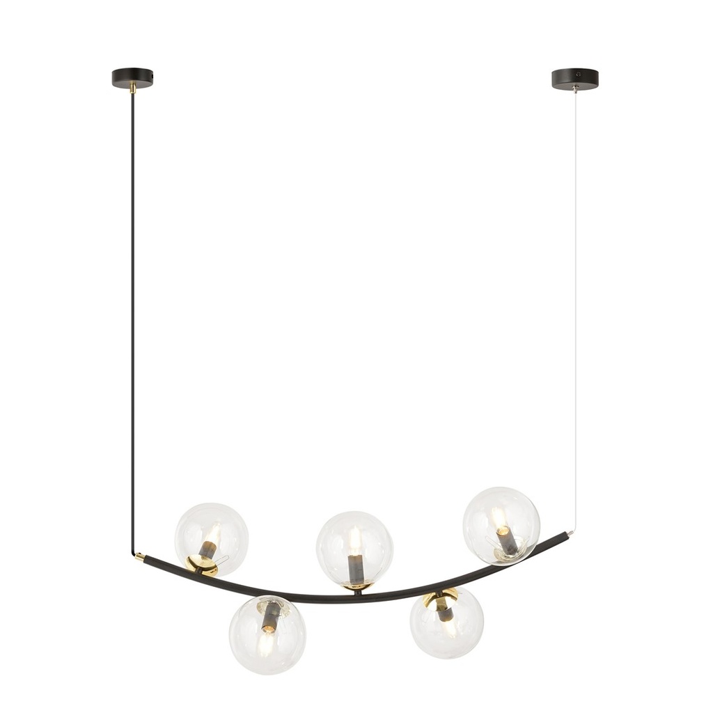 Ritz 5 Bl Transparent Pendelleuchte