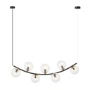Lampada a sospensione Ritz 7 Bl Transparent