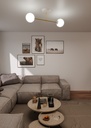 Lampada da soffitto Magnum 2 Wh Opal