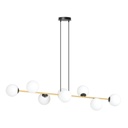 Lampe suspendue Gravity 8 Bl Opale