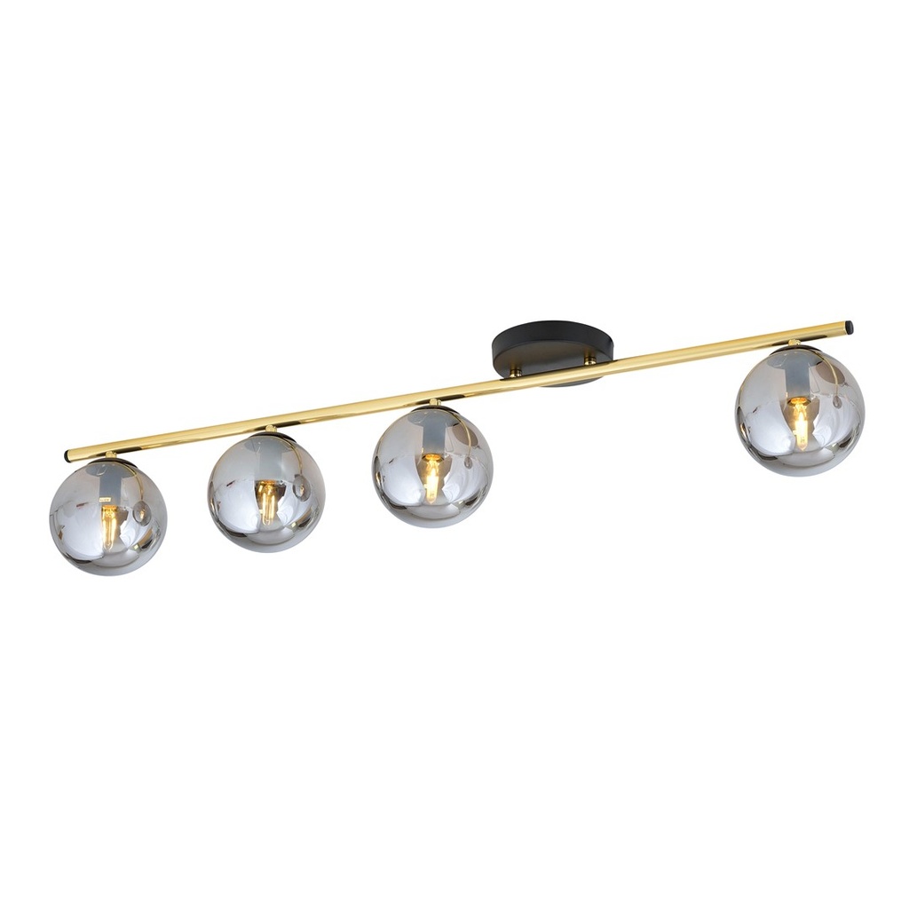 [1250/4] Lampada da soffitto Monza 4 Bl Grafit