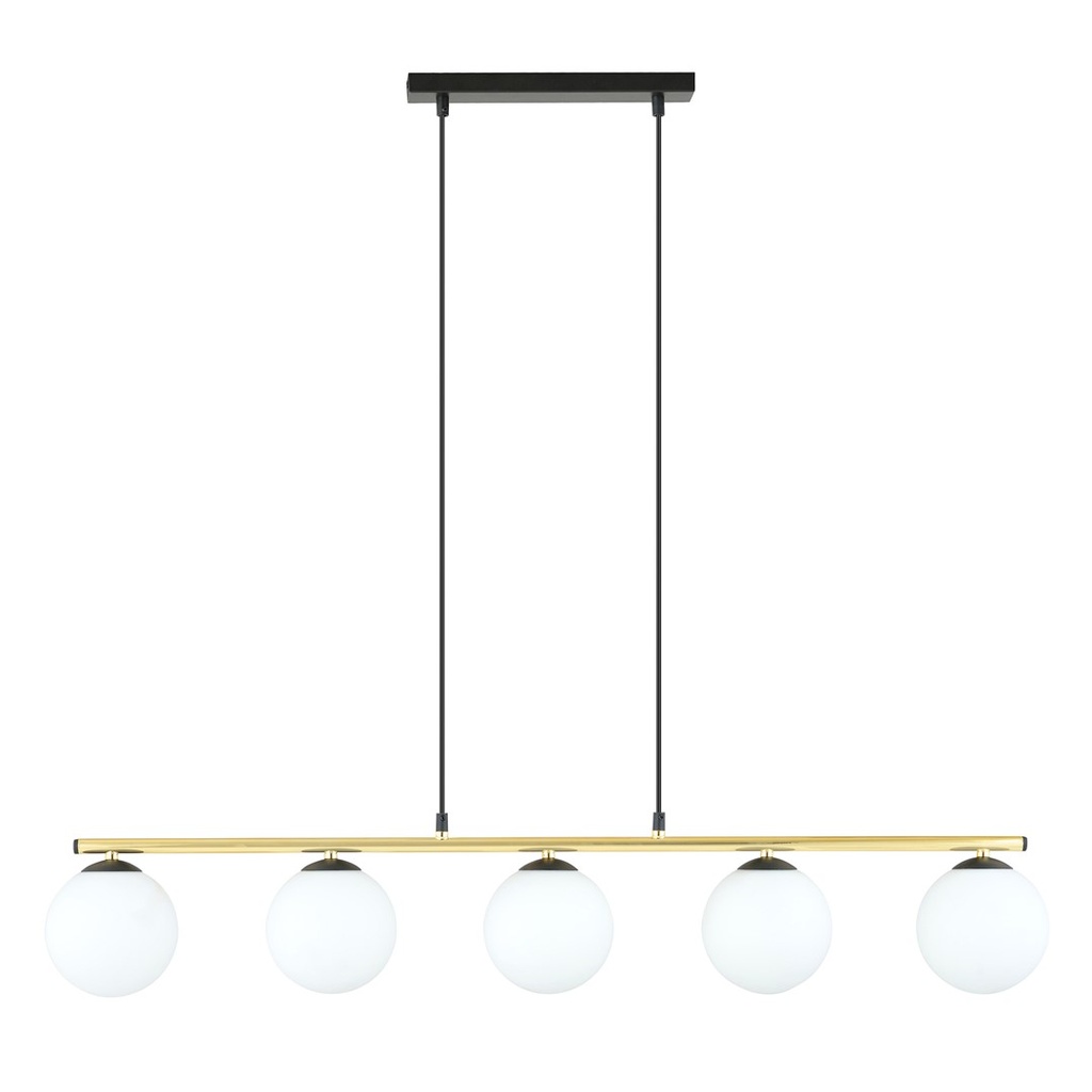 [1254/5] Lampada a sospensione Allora 5 Bl Opal