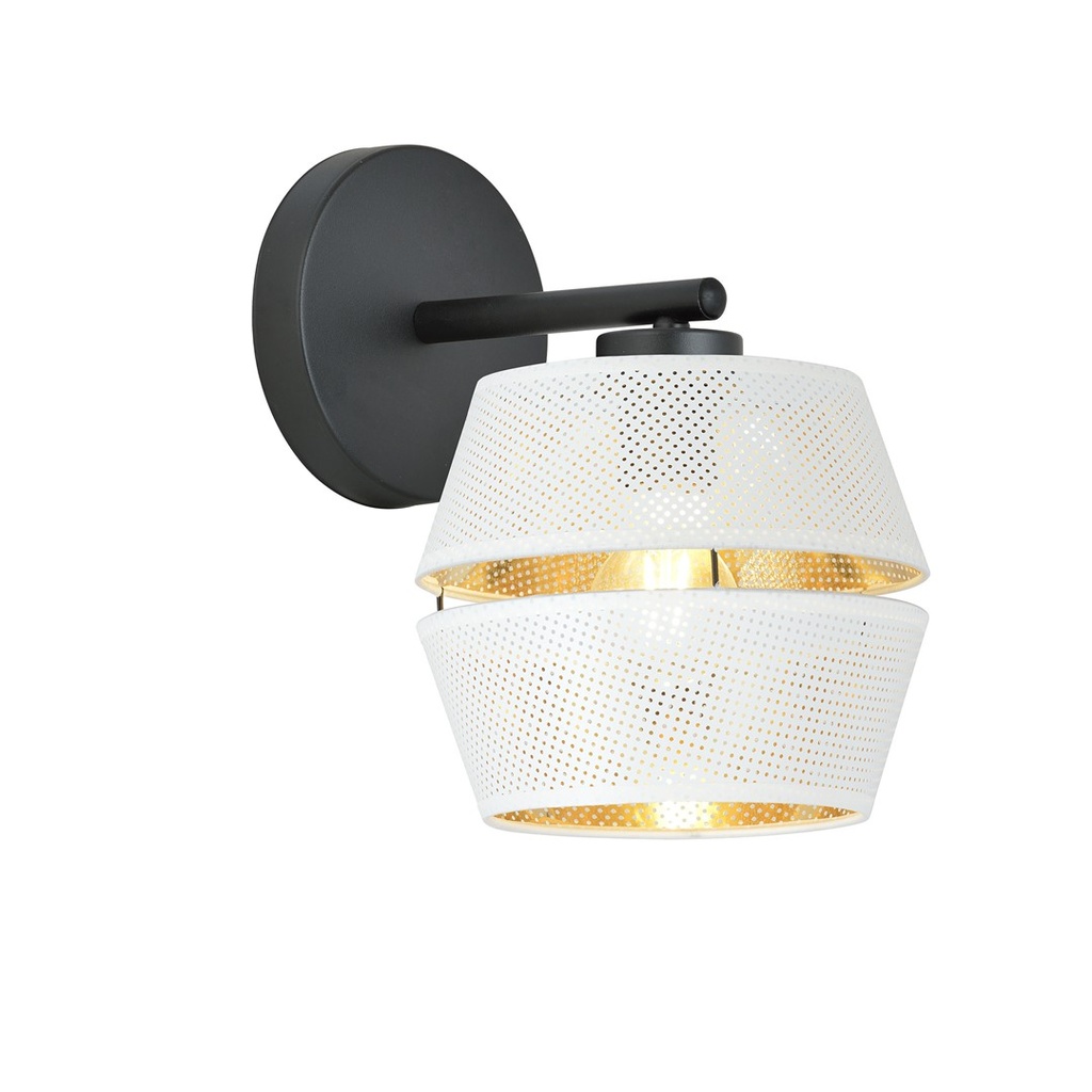 Lampada da parete Malia K1 White/Gold