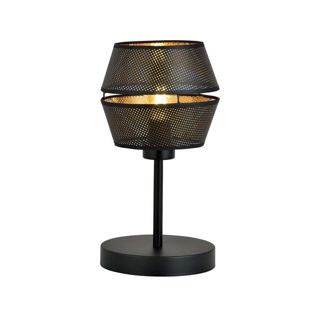 [1185/LN] Lampada da tavolo Malia Ln Black/Gold