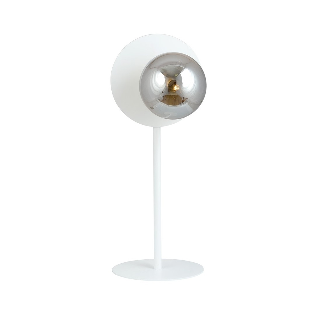 [1188/LN] Lampe de table Oslo Ln Blanc/Grafit