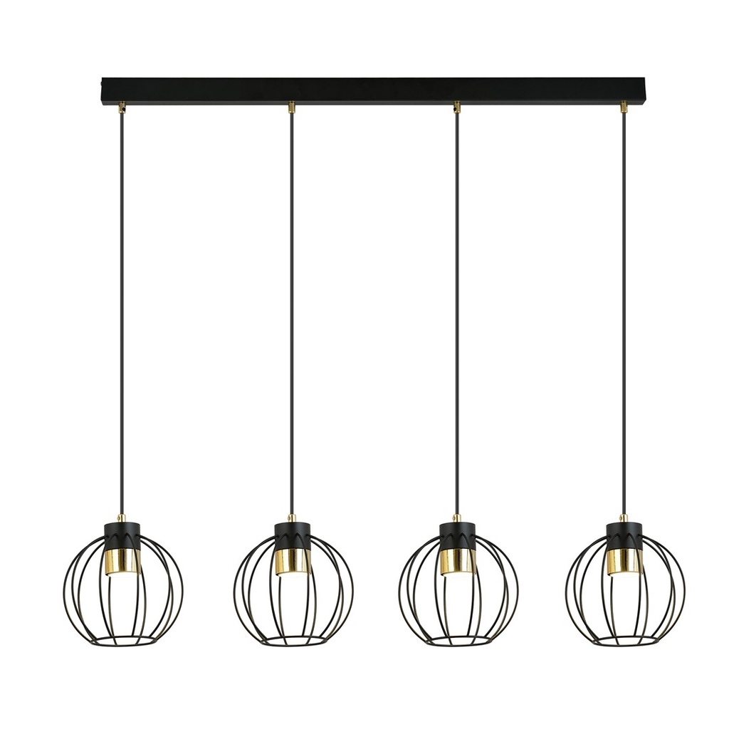 Suspension Ajax 4 Noir/Or