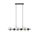 Lampada a sospensione Rory 6 Transparent
