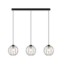 Lampada a sospensione Gino 3 Black/Gold
