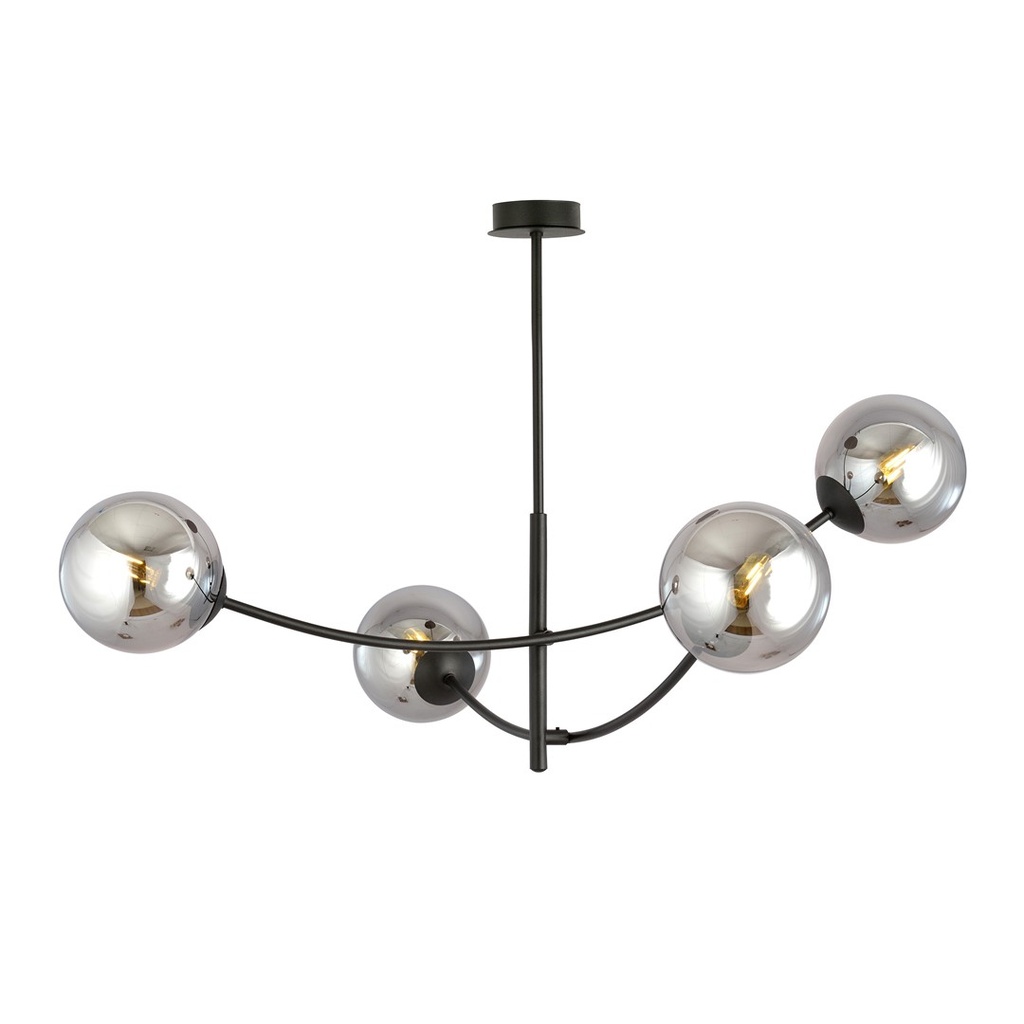 Lampada da soffitto Hunter 4 Black/Grafit