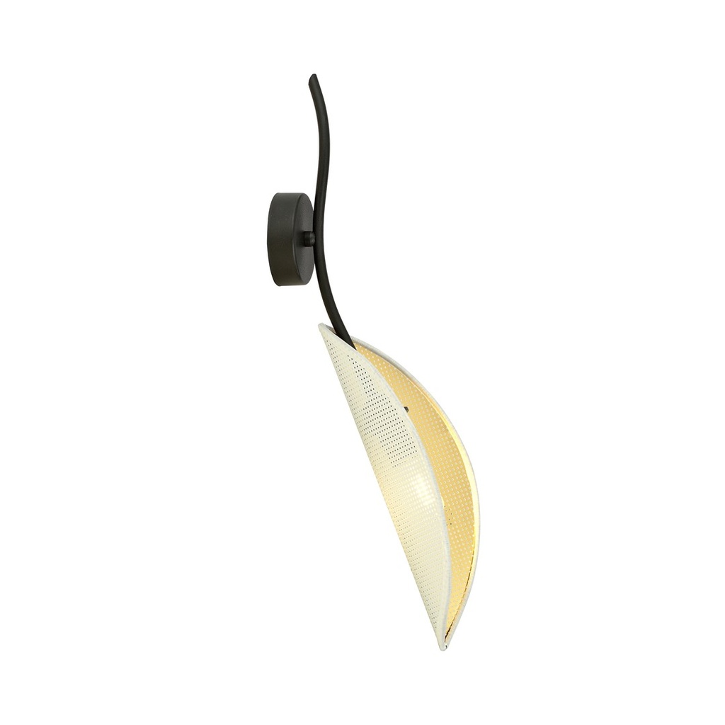 [1107/K1] Lampada da parete Lotus K1 White/Gold