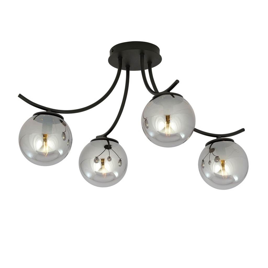 Lampada da soffitto Boston 4 Black/Grafit