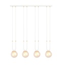 Lampada a sospensione Glam 4 White/Miodowy