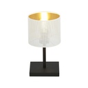 Jordan Ln1 Tischlampe in Weiß/Gold