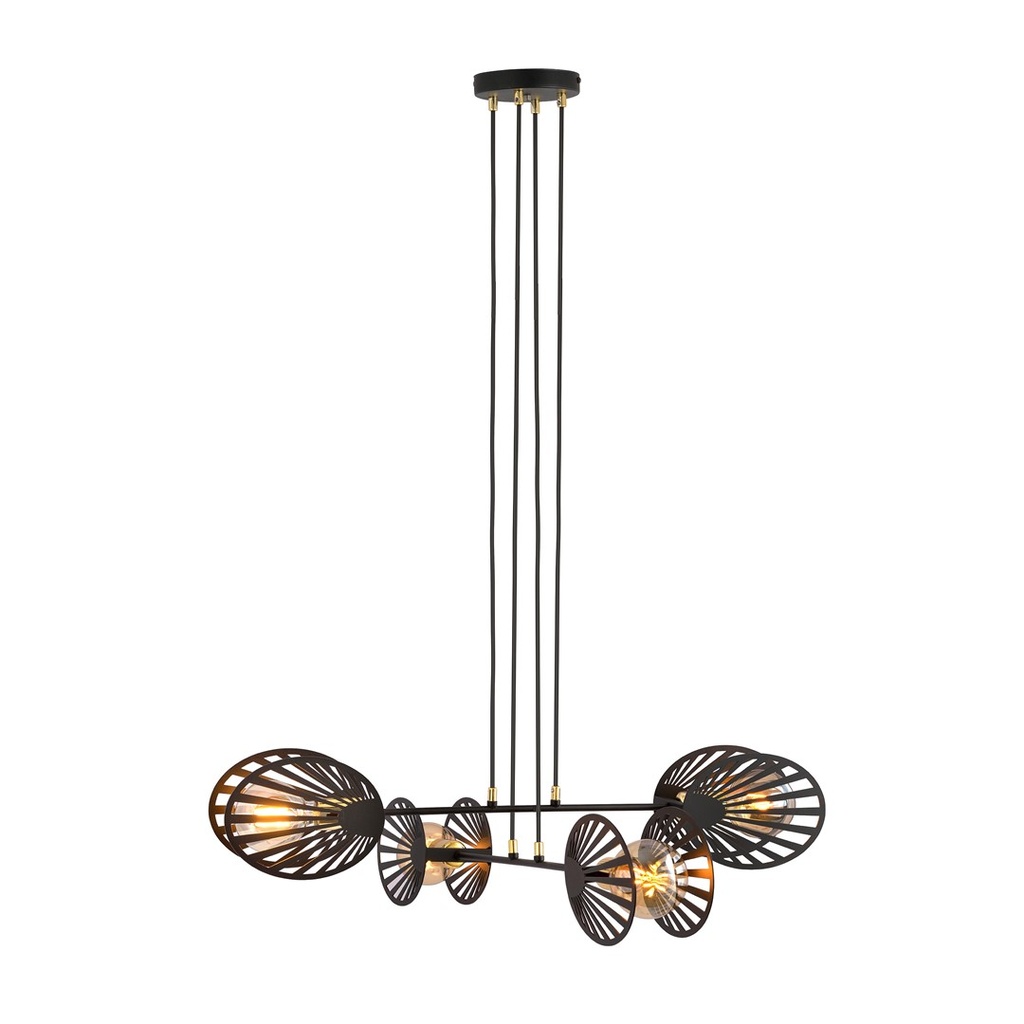 Lampada a sospensione Playa 4 Black 