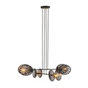 Lampada a sospensione Playa 4 Black 