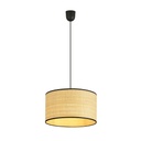 Aston 1 Rattan-Pendelleuchte