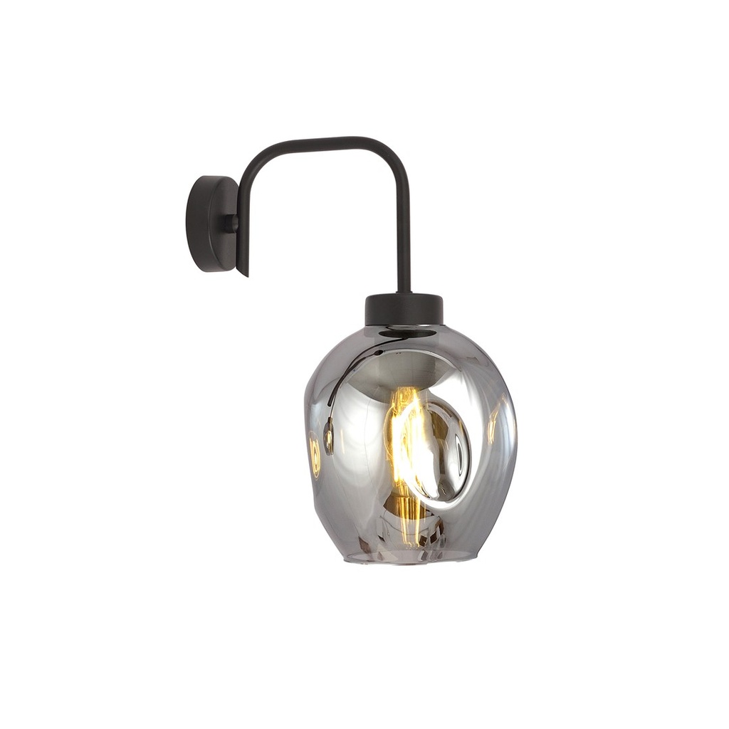 Lampada da parete Lukka K1 Black/Grafit