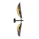 Lampada da parete Vene K2 Black/Gold