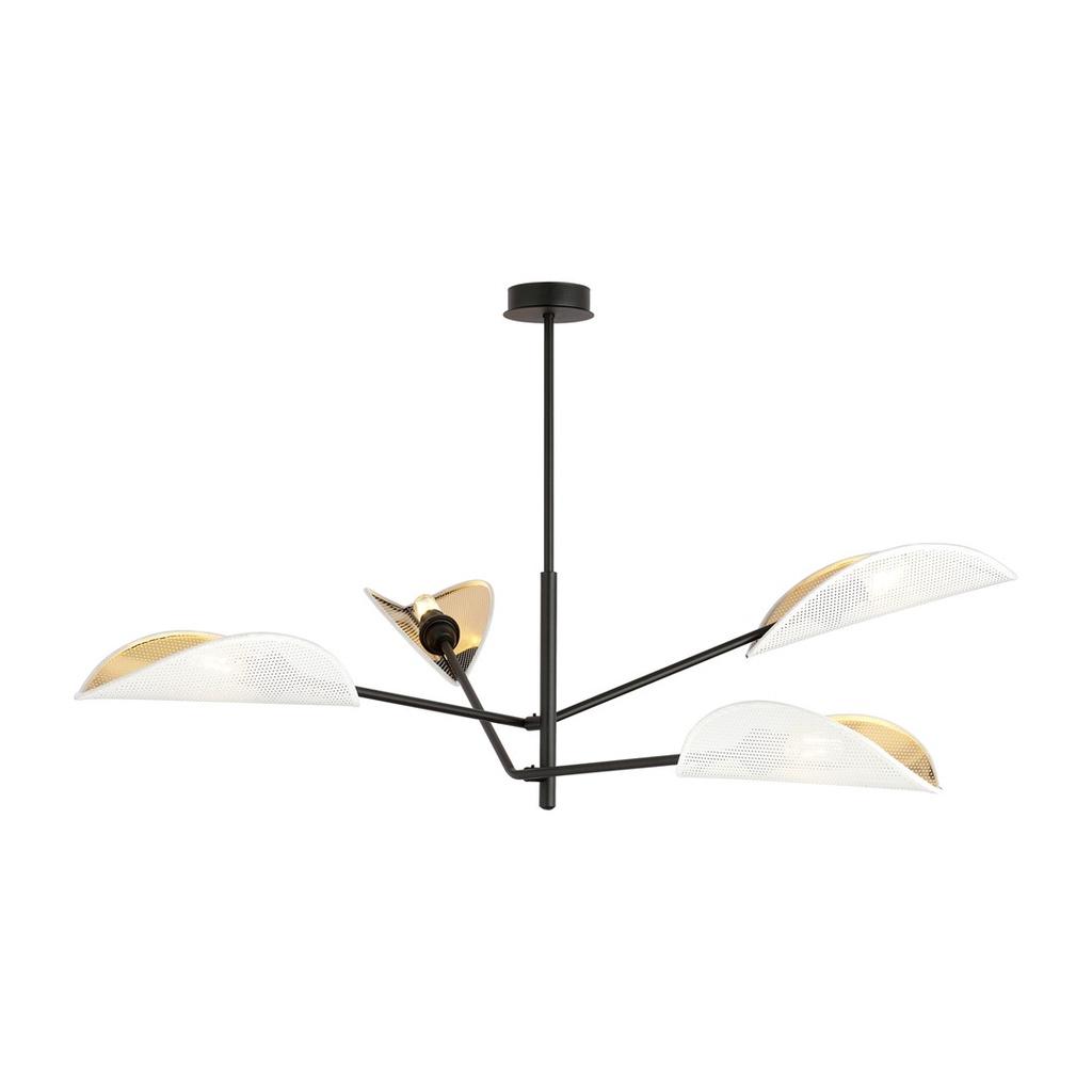 Vene 4 White/Gold ceiling lamp