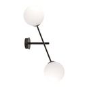 Lampada da parete Linear K2 Black/Opal