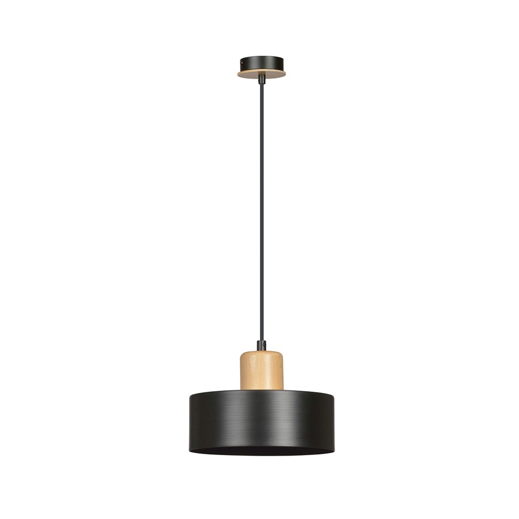 Lampada a sospensione Torin 1 Black