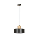 Lampada a sospensione Torin 1 Black