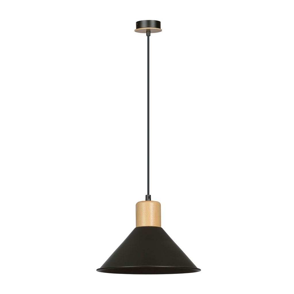 [1044/1] Rowen 1 Schwarze Pendelleuchte
