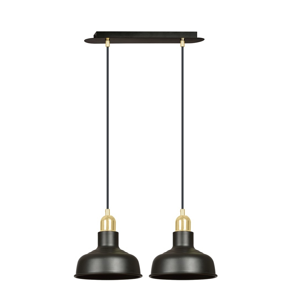 Lampada a sospensione Ibor 2 Black