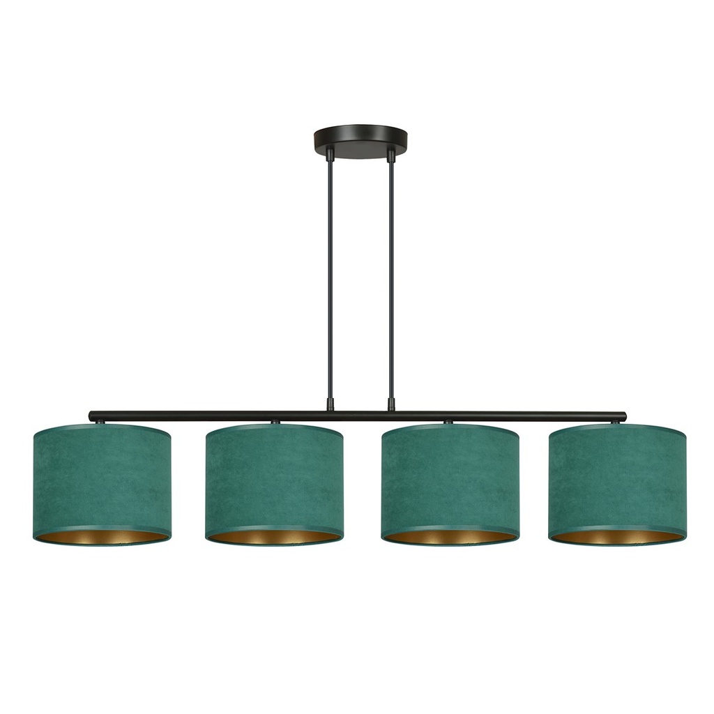 Hilde 4 Bl Grüne Pendelleuchte