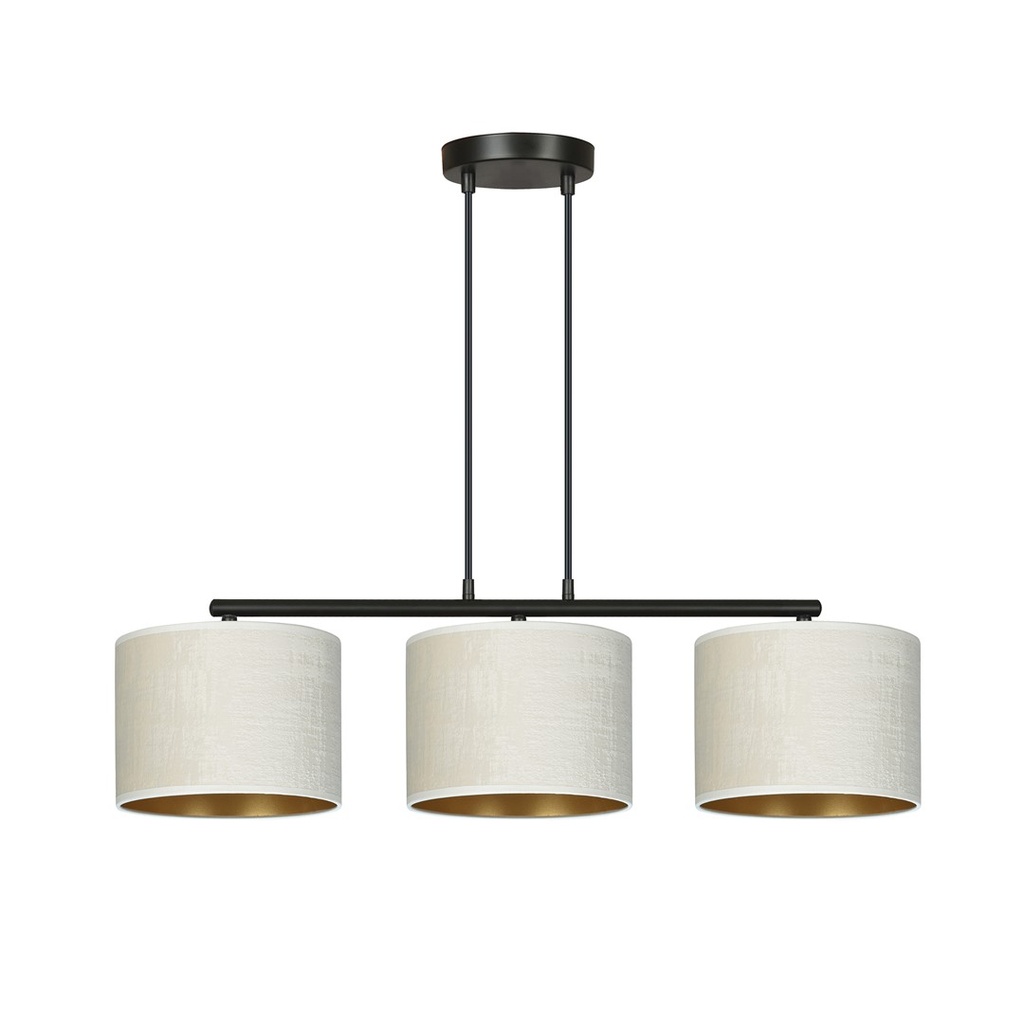 Hilde 3 Black/White pendant lamp