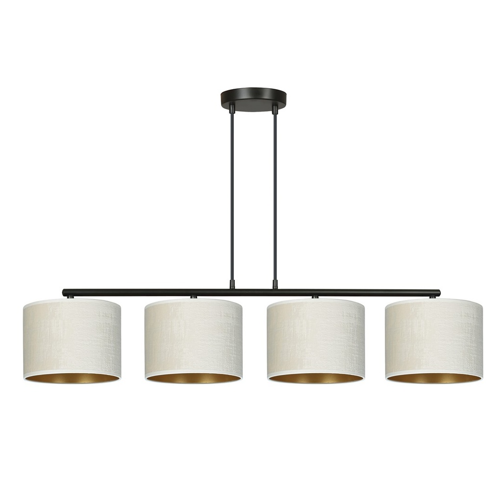 Lampe suspendue blanche Hilde 4 Bl