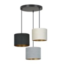 Hilde 3 Black Premium Mix pendant lamp